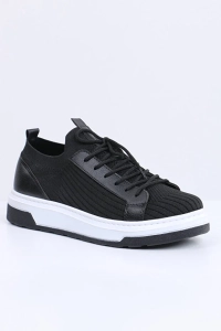 Erkek Spor Ayakkabı Örme Triko Nefes Alabilen Sneakers Pusped Tabanlı